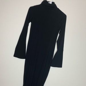 Rebdolls Black Turtleneck/Mermaid Maxi Dress
